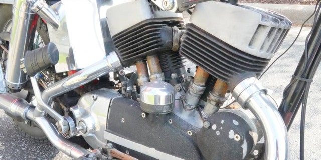 The Model K has its original V-Twin engine.