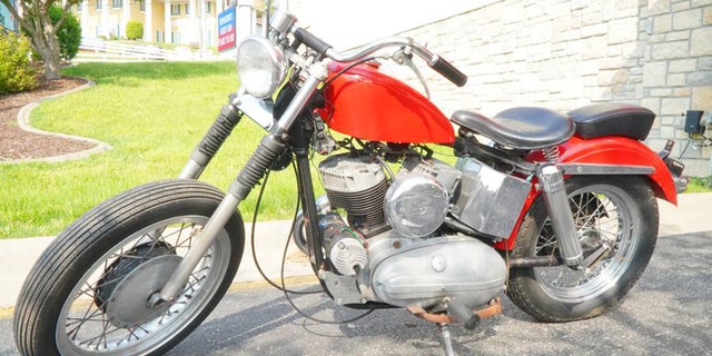 The 1955 Harley-Davidson Model K is nearly all-original.