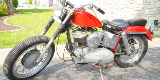 The 1955 Harley-Davidson Model K is nearly all-original.