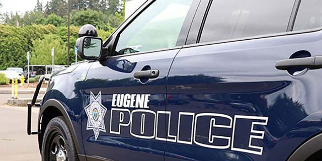 Police car in Eugene, Oregon