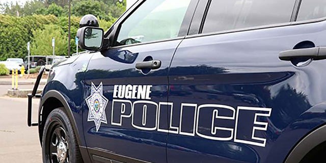 Police car in Eugene, Oregon