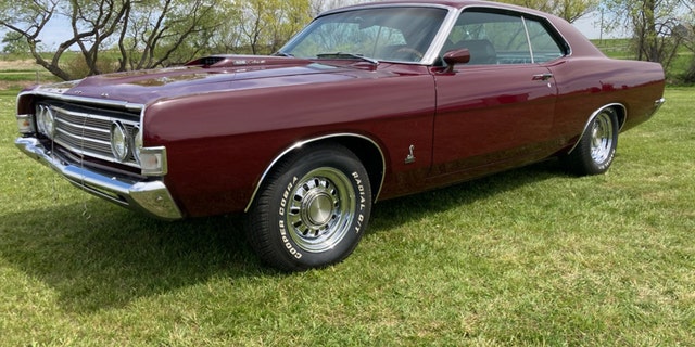 This Ford Torino GT Cobra Jet clone is based on a 1969 Ford Fairlane.