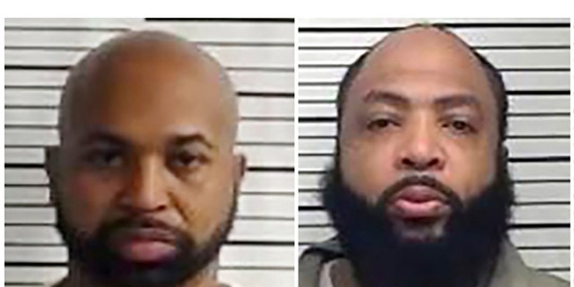 This photo provided by Federal Bureau of Prisons shows from left, Corey Branch and Tavares Lajuane Graham.  Federal officials say Branch and Graham, were discovered missing from the Federal Correctional Complex Petersburg’s satellite camp in Hopewell, Va., Saturday, June 18, 2022. (Federal Bureau of Prisons via AP)