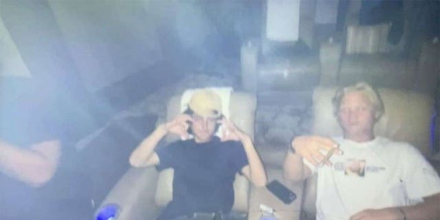 Florida teens seen smoking in burglarized mansion.