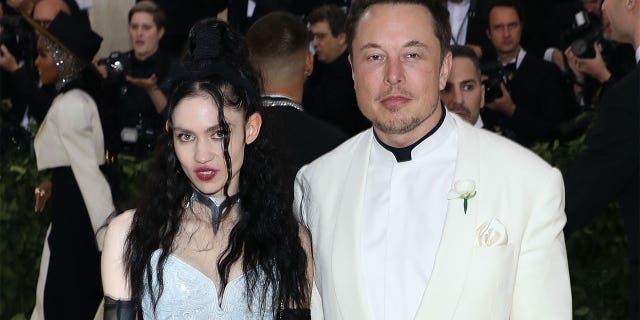 Tesla CEO Elon Musk and his ex-girlfriend Claire Boucher, who is also known as Grimes. 