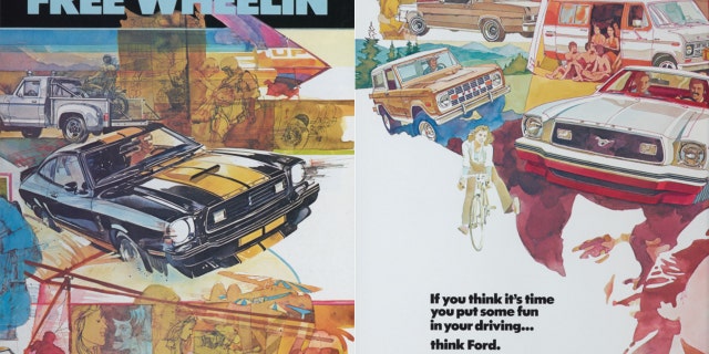 Ford's Free Wheelin' campaign targeted young customers in 1977.