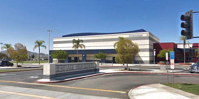 The 17-year-old is a senior at Heritage High School in Menifee, California.