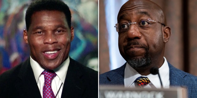 Georgia GOP Senate candidate Herschel Walker and Democratic incumbent Sen. Raphael Warnock.