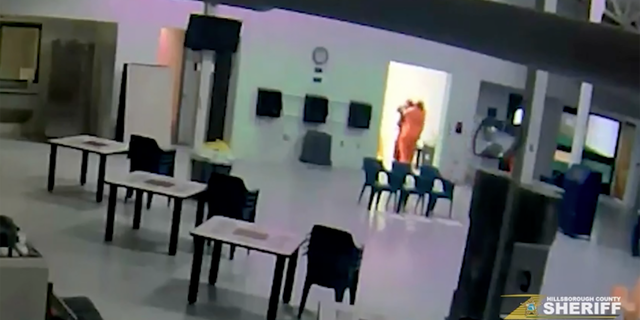 Bridgette Harvey, 42, used a pillowcase in an attempt to strangle Hillsborough County Deputy Jimenez while in a jail pod last week, authorities said.