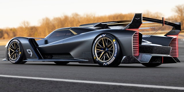 The Cadillac Project GTP Hypercar is powered by hybrid drivetrain that combines a 5.5-liter V8 and electric motor.