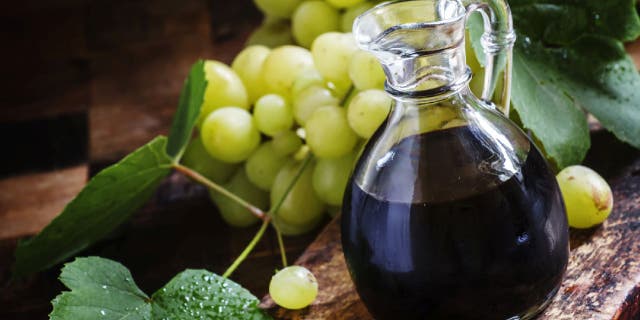 Balsamic vinegar is flavored vinegar that hails from Italy and is made with fresh grape juice.