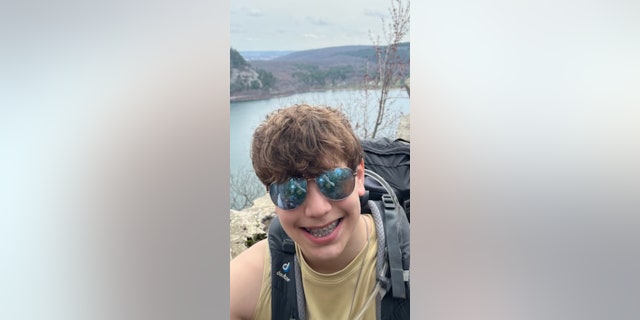 Eli Skrypczak during an outdoor adventure. He came to the aid of injured passengers on Monday during an Amtrak train derailment in Missouri.