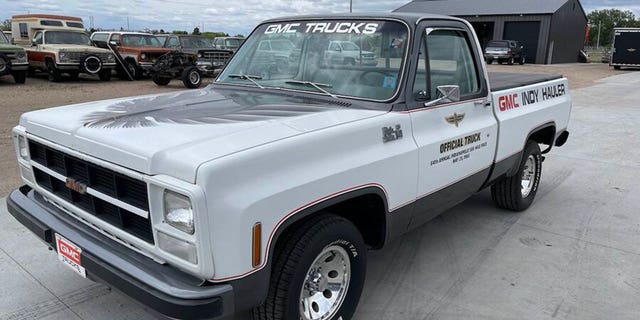 The 1980 GMC High Sierra C15 Indy Hauler served as a support truck for the Indy 500.