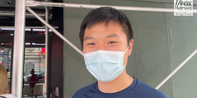 Jason says he isn't sure whether he will go to the movie theater to watch ‘Jurassic World: Dominion’ due to COVID-19 concerns. (Megan Myers/Fox News Digital)