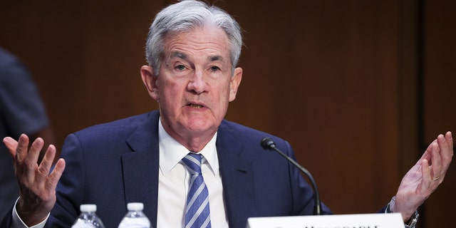 Jerome Powell, Chairman, Board of Governors of the Federal Reserve System testifies before the Senate Banking, Housing, and Urban Affairs Committee June 22, 2022, in Washington, DC. Powell testified on the Semiannual Monetary Policy Report to Congress during the hearing. 