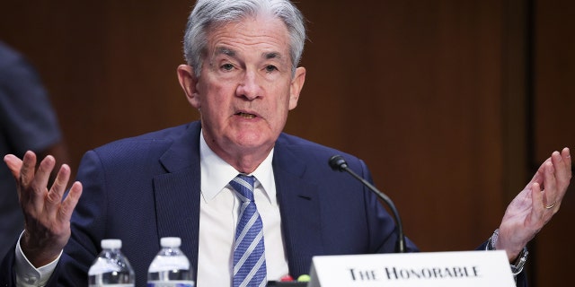 Federal Reserve Chairman Jerome Powell testifies before the Senate Banking, Housing, and Urban Affairs Committee June 22, 2022, in Washington, D.C.