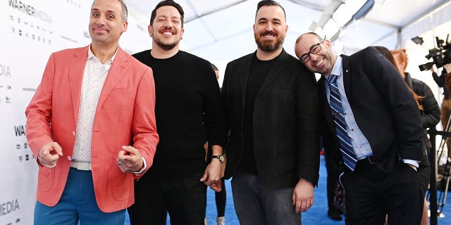 (L-R) Joe Gatto, Sal Vulcano, Brian Quinn James Murray of ‘Impractical Jokers’ spoke with Fox News Digital about their upcoming 10th season.