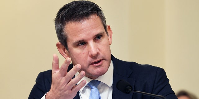 Representative Adam Kinzinger, a Republican from Illinois, speaks during a hearing for the Select Committee to Investigate the January 6th Attack on the U.S. Capitol in Washington, D.C., U.S., on Tuesday, July 27, 2021.