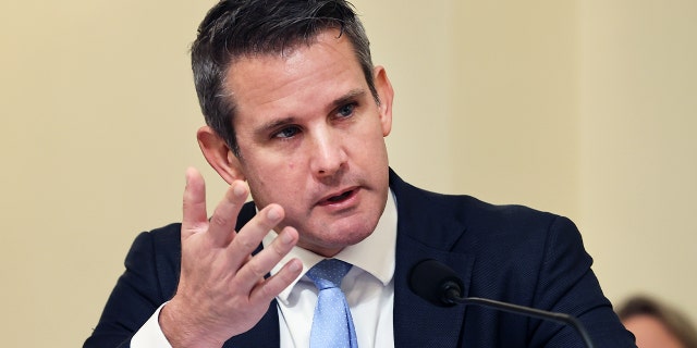 Representative Adam Kinzinger, a Republican from Illinois, speaks during a hearing for the Select Committee to Investigate the January 6th Attack on the U.S. Capitol in Washington, D.C., U.S., on Tuesday, July 27, 2021.