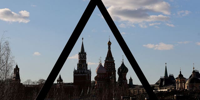 The Spasskaya Tower of the Kremlin and St. Basil's Cathedral.  Russia is now confronting the World Court, submitting preliminary objections to a case brought by Ukraine. 