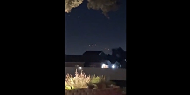 Strange lights in the San Diego sky prompted questions from social media users on Monday.