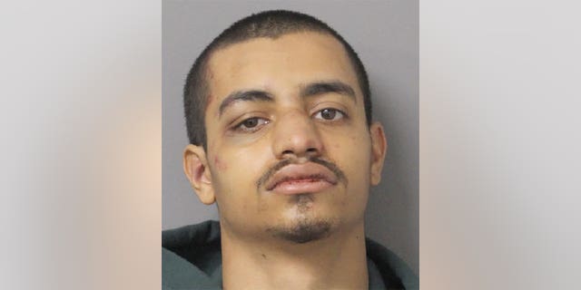 Mugshot of serial car thief Matthew Garcia after he allegedly dragged an officer with his vehicle. 