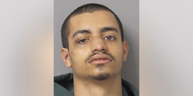 Mugshot of serial car thief Matthew Garcia after he allegedly dragged an officer with his vehicle.