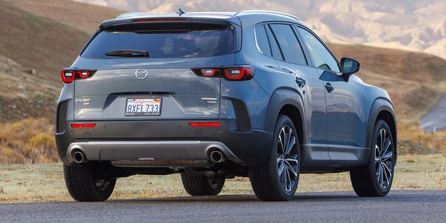 The CX-50 is available with a 227 hp 2.5-liter turbocharged four-cylinder engine.
