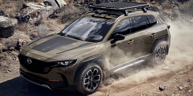The CX-50 Meridian edition launching later this year will have additional off-road gear.