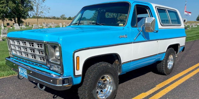 This 1979 GMC Jimmy was sold at the Mecum Auction Kansas City event in 2021 for $22,000.