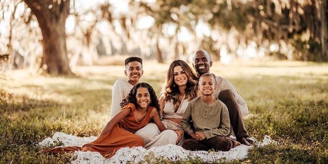 The family of five lives in Gainesville, Fla.; Sherman and Cristina Merricks are shown with their children (from left to right): Kayden, Ariana and Judah. (Noah Avery Photography)