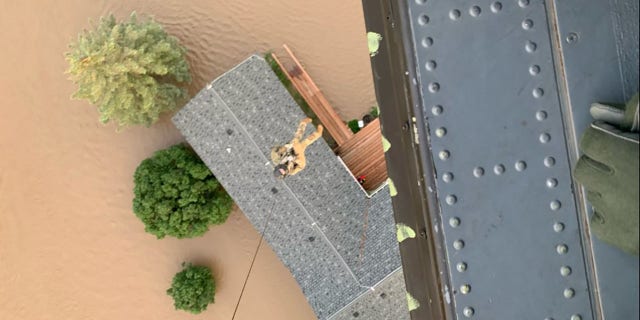 A dozen people were hoisted to safety since Monday, the Montana National Guard said Tuesday.