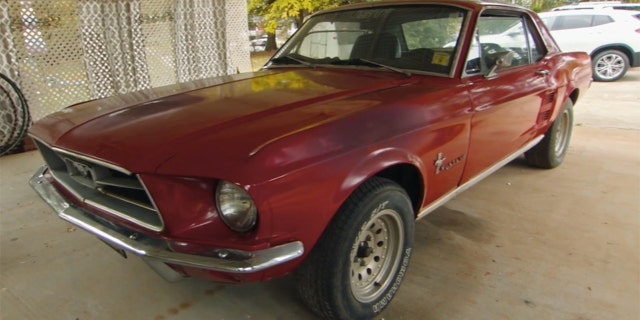 The Kiehns found this 1967 Mustang Coupe to buy for their dad