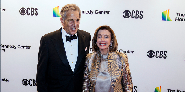 Paul Pelosi, left, was allegedly attacked by a man looking for his wife, House Speaker Nancy Pelosi.