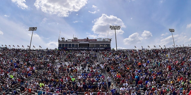 The first NASCAR Cup Series race at the track drew a sellout crowd.