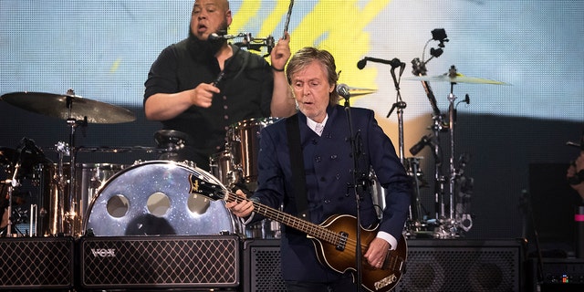 Paul McCartney performs during his "Got Back" tour on Thursday, June 16, 2022, at MetLife Stadium in East Rutherford, N.J. 