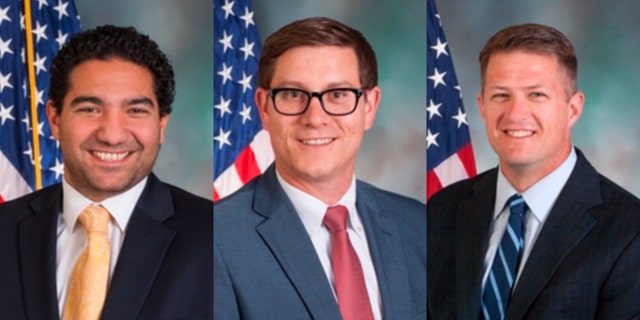 Pennsylvania state Reps. Josh Kail (R-Washington/Beaver), Torren Ecker (R-Cumberland/Adams), and Tim O’Neal (R-Washington)