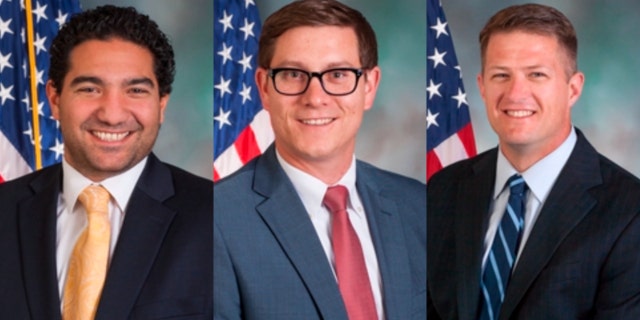 Pennsylvania state Reps. Josh Kail (R-Washington/Beaver), Torren Ecker (R-Cumberland/Adams), and Tim O’Neal (R-Washington)