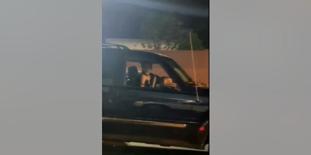 A suspect allegedly hurled threats and assaulted a family during a dispute at a Los Angeles McDonald's.