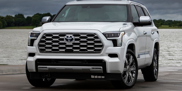 The Sequoia is built on the same platform as the Tundra pickup.