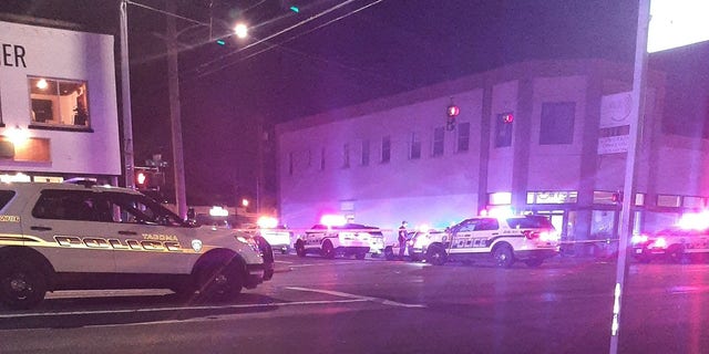 The shooting unfolded early Sunday in an alley behind a private venue that was hosting a rave for a large crowd in Tacoma, Washington, ha detto la polizia.