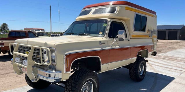 The Chevrolet K5 Blazer-based Chalet camper was a collaboration with Chinook Mobilodge Inc.
