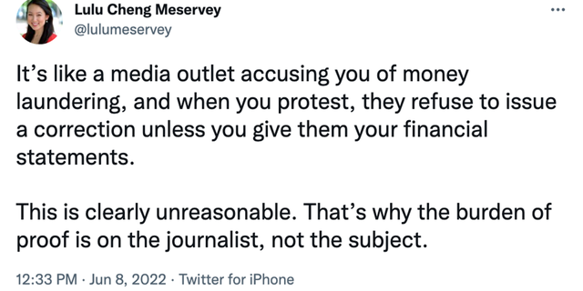 Lulu Cheng Meservey Twitter