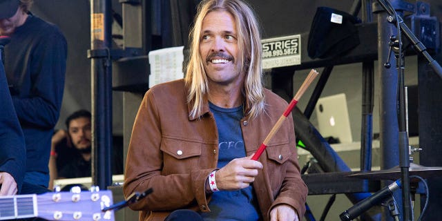 Musician Taylor Hawkins appears at One Love Malibu in Calabasas, Calif., on Dec. 2, 2018. Foo Fighters will honor the rock band’s late drummer Taylor Hawkins with a pair of tribute concerts in September — one in London and the other in Los Angeles. 