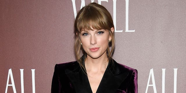 Taylor Swift appears at a premiere for her short film "All Too Well: The Short Film" in New York Nov. 12, 2021. 