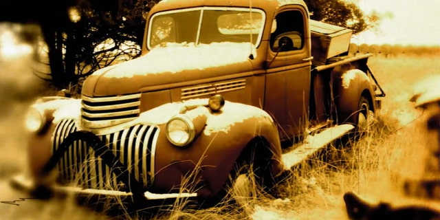 The Olsens' truck has been sitting idle on a farm for decades.