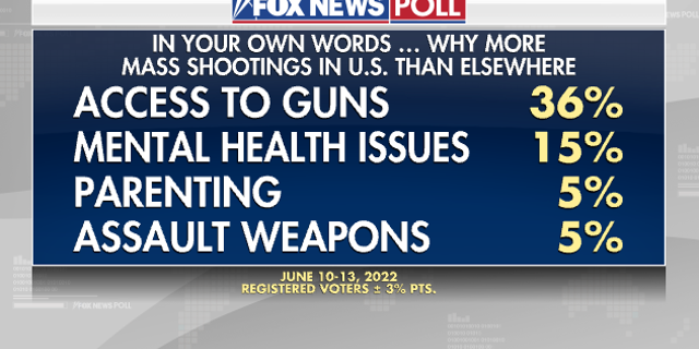 Reason for Gun Violence Poll