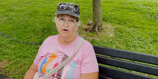 Sitting on a bench near the National Mall, a woman named Vicky shares her thoughts about political leaders' age.