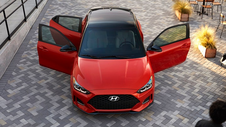 The Hyundai Veloster Turbo R-Spec is an odd sports car