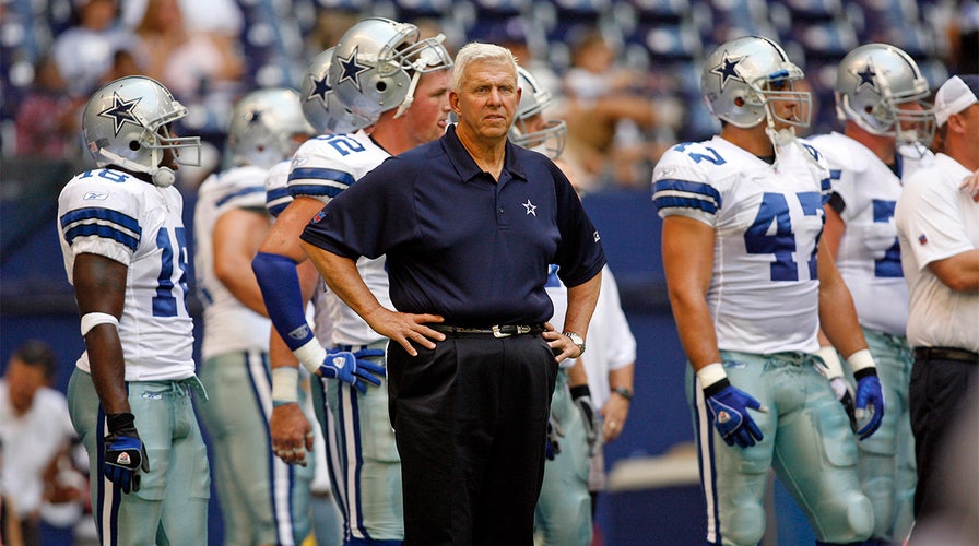 Former Cowboys coach Bill Parcells reacts to running back Marion Barber’s death